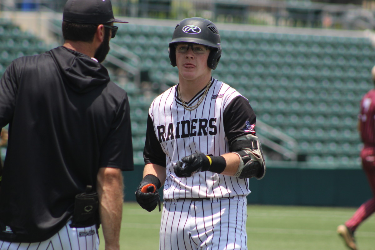 Texarkana Liberty-Eylau Canyon Randall 4A UIL state semifinals Texas baseball playoffs 060723 Andrew McCulloch 39